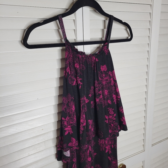 Torrid Floral High Neck Jersey Maxi Dress PLUS 0X EUC 11342876 - Picture 5 of 14
